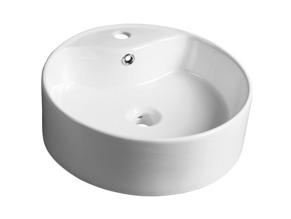 YAKARTA keramické umývadlo, priemer 46cm, na dosku
