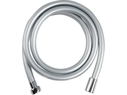 SOFTFLEX hladká plastová sprchová hadica, 200cm, strieborná/chróm