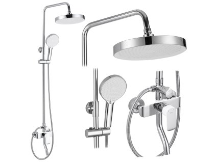 Sprchový set REA BLOOM WHITE CHROME