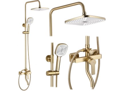Sprchový set REA ARGUS GOLD BRUSH