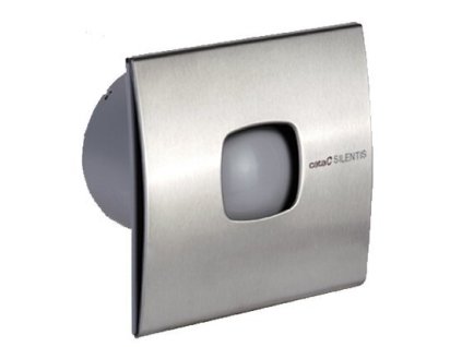 SILENTIS 10 INOX kúpeľňový ventilátor axiálny, 15W, potrubie 100mm, nerez