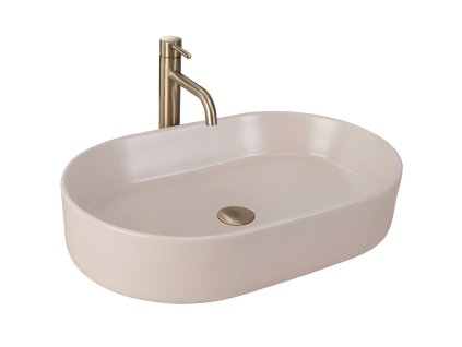 Umývadlo na dosku Rea NADIA 60 BEIGE MATT
