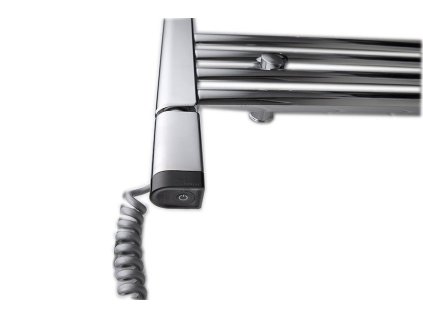 ONE D vykurovacia tyč s termostatom, 400W, ľavá, chróm