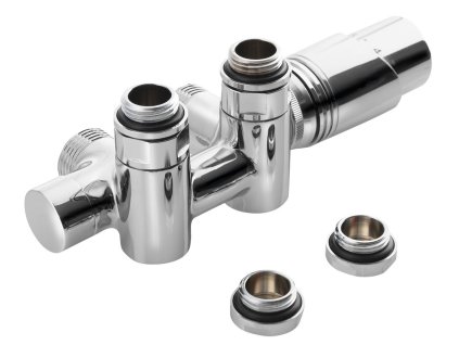 WICHER COMBI pripojovacia sada termostatická pre stredové pripojenie 50mm, chróm