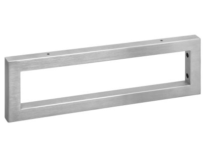 Uzavretá konzola 490x150x30mm, brúsená nerez, 1 kus