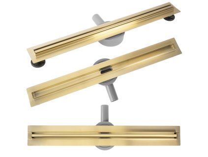 Odtokový žľab REA Neox Slim pro Brush Gold 60