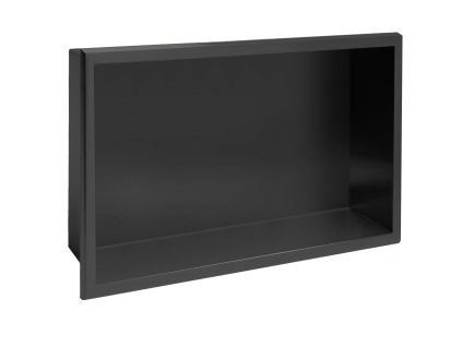 bathroom shelf 30x45 matte black