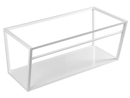 SKA Konštrukcia pod umývadlo/pod dosku 900x400x460mm, biela mat, s bielou MDF policou