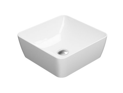 SAND keramické umývadlo na dosku 38x38 cm, biela ExtraGlaze