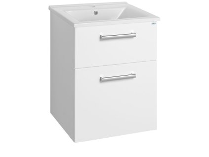 VEGA umývadlová skrinka 50cm, 2xzásuvka, biela