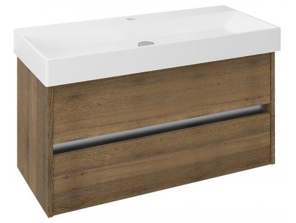 NIRONA umývadlová skrinka 95x51,5x43cm, dub Sherwood