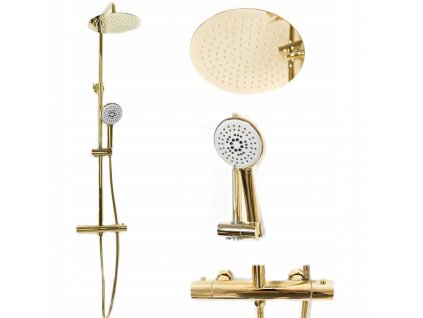 Sprchová sada s termostatom REA VINCENT GOLD