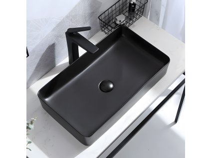 Umývadlo na dosku Denis Black MAT