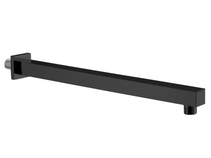 Sprchové ramienko hranaté, 400mm, čierna matná