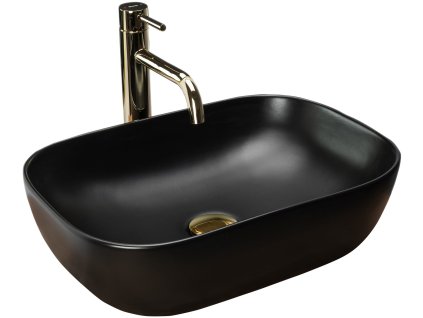 Umývadlo na dosku Rea Belinda Black Mat