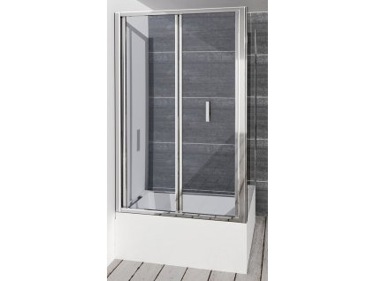 DEEP obdĺžniková sprchová zástena 1000x750mm L/P varianta,číre sklo