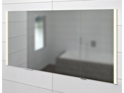 INTEGRA zápustná galérka s LED osvetlením, 125x70cm