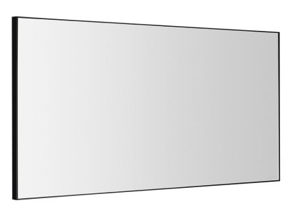AROWANA zrkadlo v ráme, 1200x600mm, čierna mat