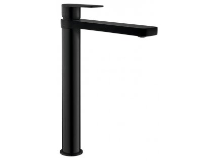 DAPHNE stojánkova umývadlová batéria vysoká, bez výpuste, čierna matná