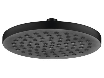 Hlavová sprcha s otočným kĺbom, priemer 200mm, čierna