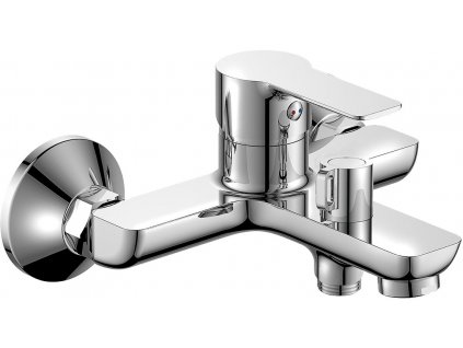 BARON nástenná vaňová batéria, rozteč 150mm, chróm (otočný prepínač)