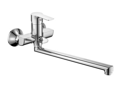 BARON nástenná vaňová batéria, rozteč 100mm, s otočným ramienkom, chróm