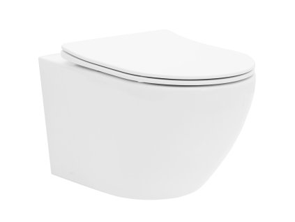 Závesné záchodová misa Rea Carlo Mini Tornado Rimless Slim N