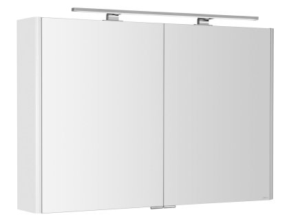 LUCIE galérka s LED osvetlením, 106x70x17cm, biela