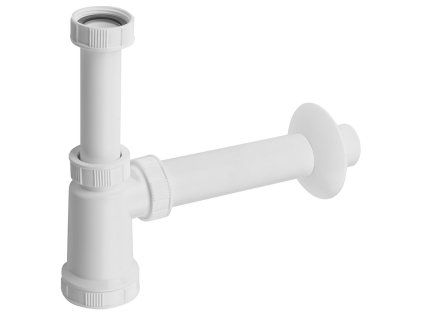 Umývadlový sifón 5/4", DN40, biela