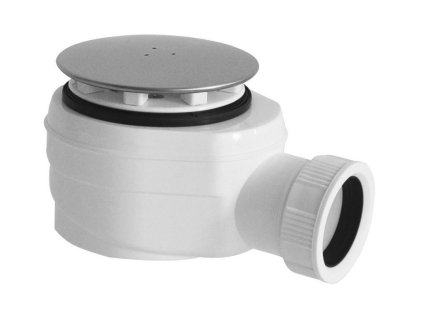 Vaničkový sifón, priemer otvoru 60 mm, DN40, krytka chróm
