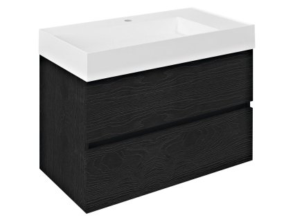 ODETTA umývadlová skrinka 82x50x43,5cm, dub čierny
