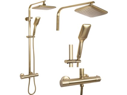 Sprchový set REA TOM brush gold