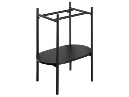 PUNO konštrukcia pod umývadlo 550x780x360, čierna mat