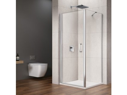 LORO štvorcová sprchová zástena 800x800 mm