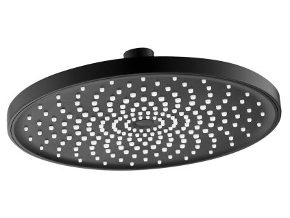 Hlavová sprcha, priemer 220mm, ABS/čierna mat