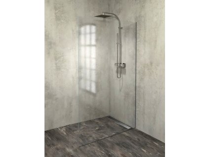 ARCHITEX LINE sada pre uchytenie skla, podlaha a stena, max.š. 1200 mm, čierna matná