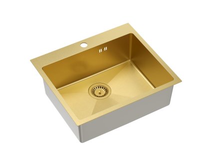 Oceľové umývadlo RUSSEL 110 Gold