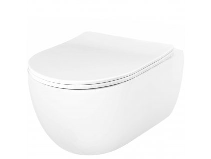 Závesné záchodová misa Rea Eddy Tornado Rimless Flat N