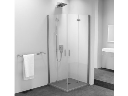 ZOOM obdĺžniková sprchová zástena 700x800mm, rohový vstup