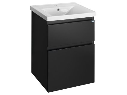 ALTAIR umyvadlová skrinka 52x72,5x45 cm, čierna mat