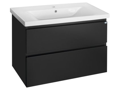 ALTAIR umývadlová skrinka 86,5x60x45cm, čierna mat