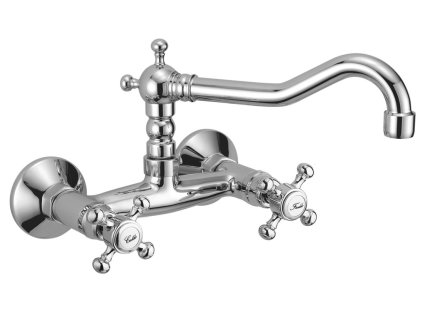 ANTEA nástenná batéria, vrchné ramienko, chróm