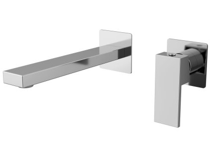 CUBEMIX podomietková dvojprvková umývadlová batéria, chróm