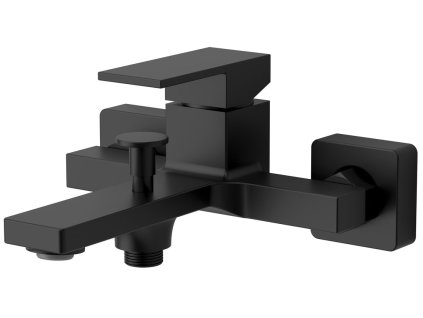 CUBEMIX nástenná vaňová batéria, čierna mat