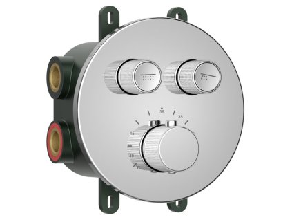 SMARTSELECT podomietkova sprchová batéria, box, 2 výstupy, chróm