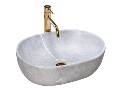 Umývadlo na dosku REA LARA - šedé