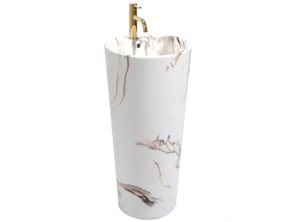 Voľne stojace umývadlo REA BLANKA - Mramor