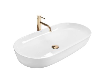 Umývadlo na dosku REA CLEO 81 - biele