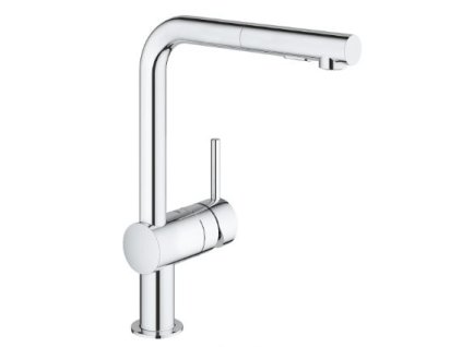 Drezová batéria Grohe Minta s vyťahovacou sprškou chróm 30274000