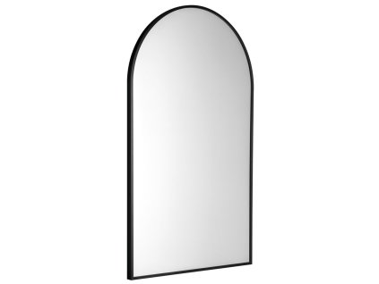 AROWANA zrkadlo v ráme, 55x95cm, čierna mat